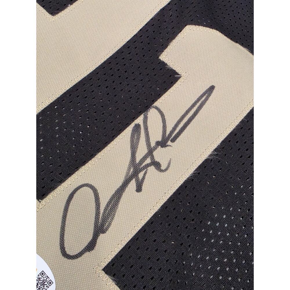 Dennis Rodman Autographed/Signed Jersey Jsa Black Custom Jersey View 2